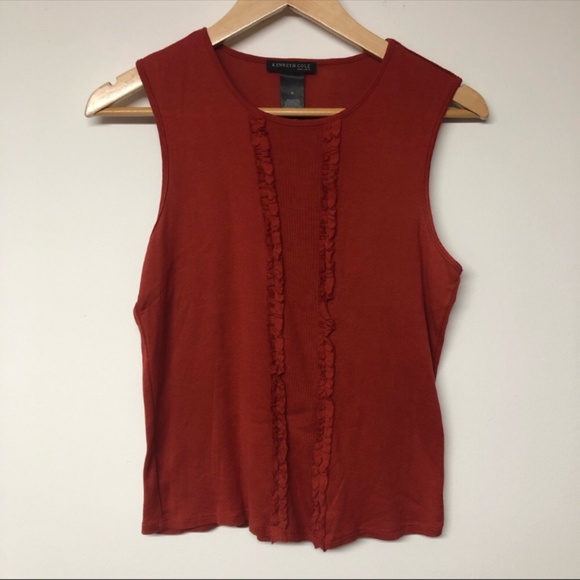 Kenneth Cole New York Burnt Orange Tank Top - Picture 1 of 6